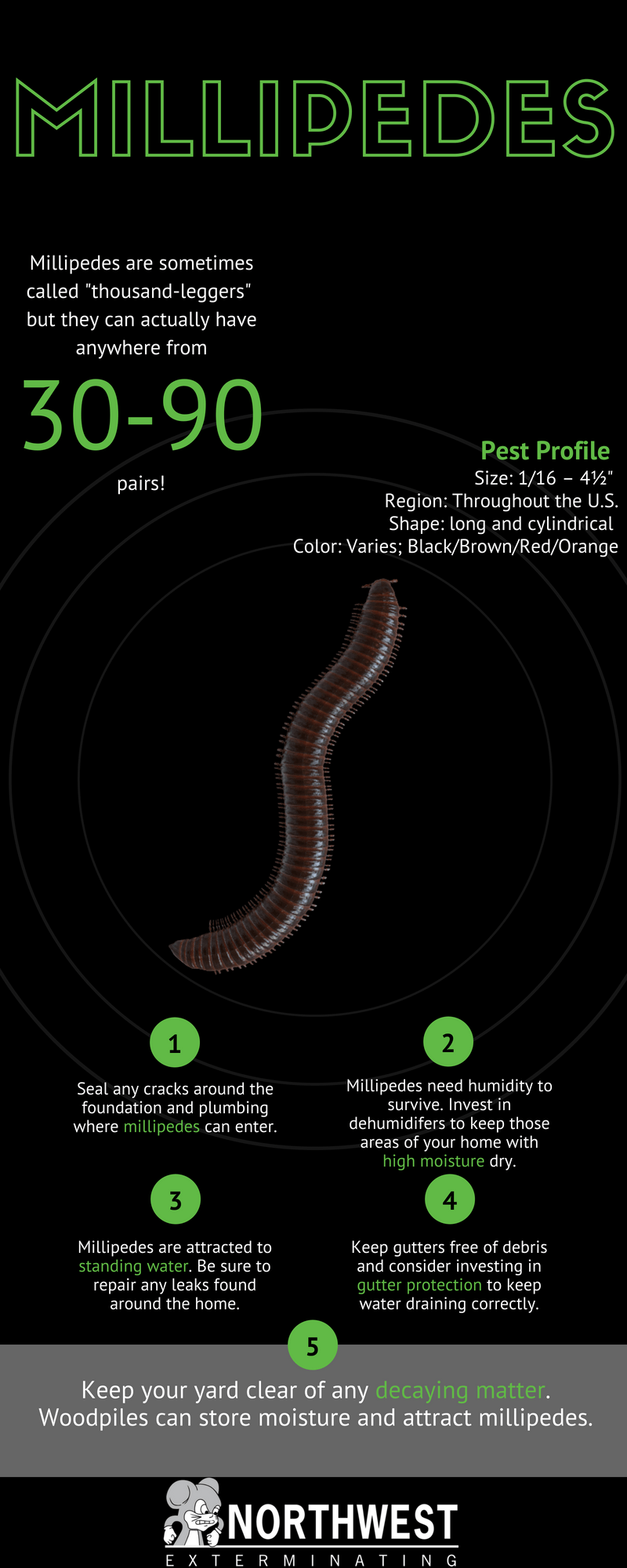 prevent millipedes