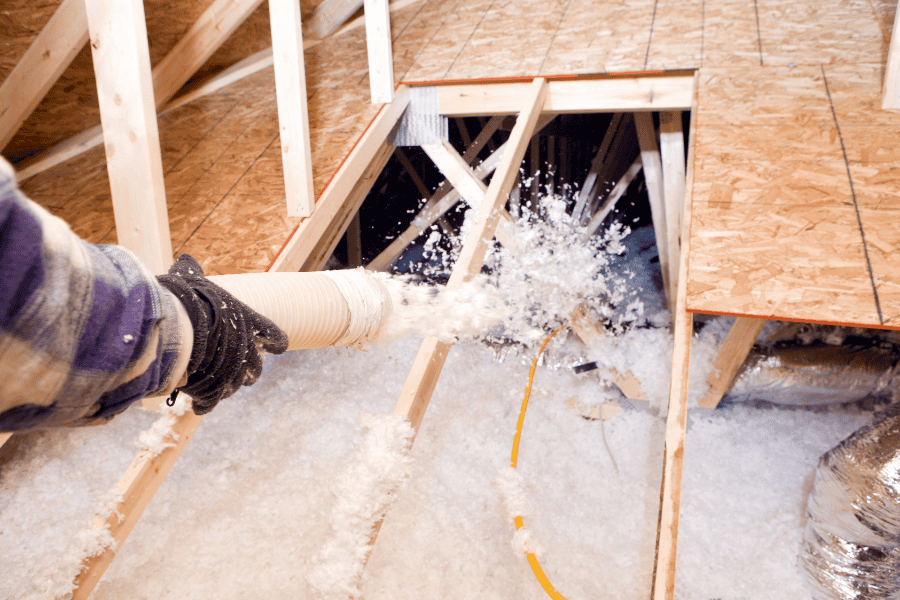 blown in attic insulation